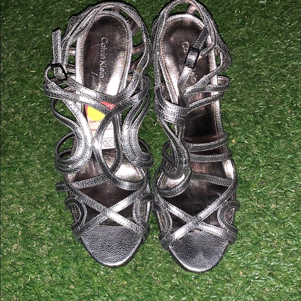 FANCY CK silver shoes